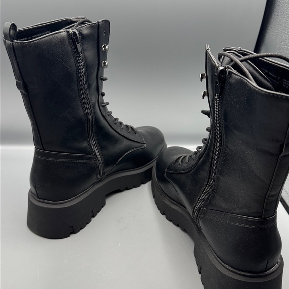 Madden Girl Maisey Lace-Up Combat Booties - Picture 4 of 5